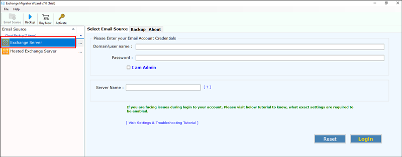 choose Exchange Server