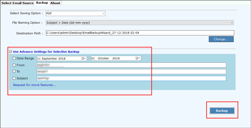 Export Exchange Server to PDF