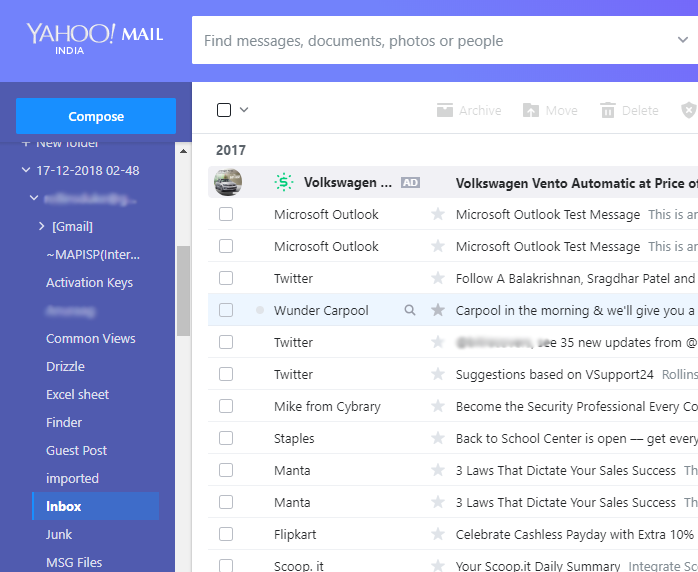 login to Yahoo Mail account