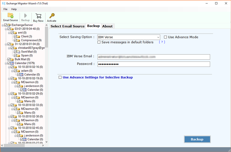 Advance Mode option