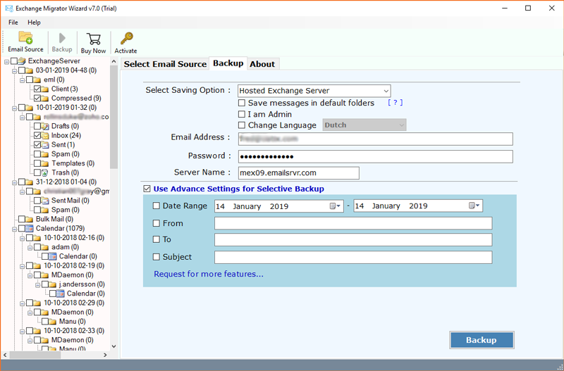 Advance setting