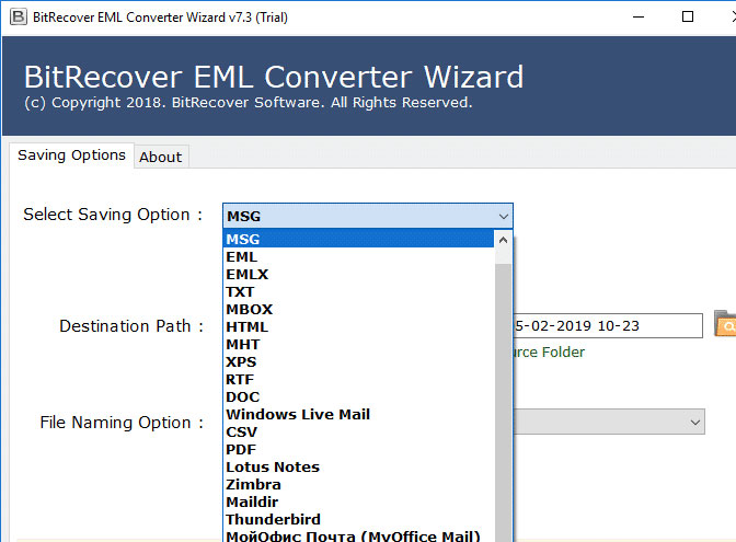 eml to msg converter