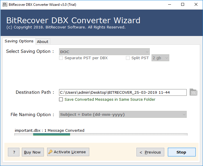 outlook express dbx converter