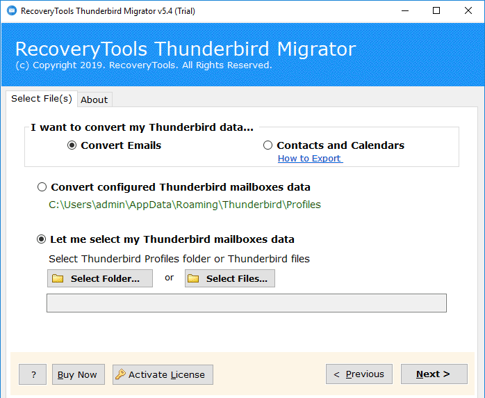 thunderbird to pst converter