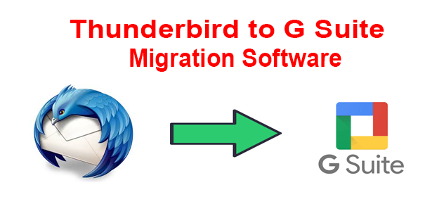 thunderbird to G Suite migration