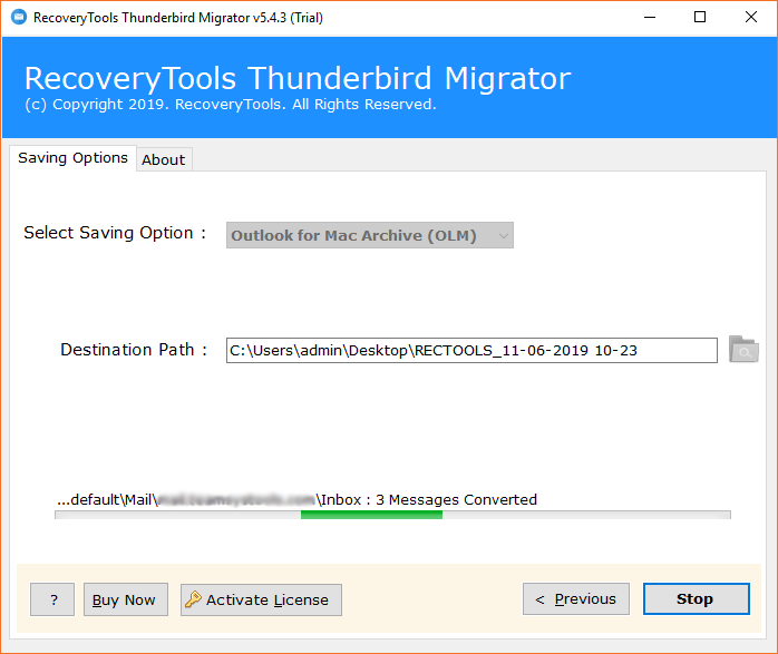 Thunderbird to Outlook for Mac