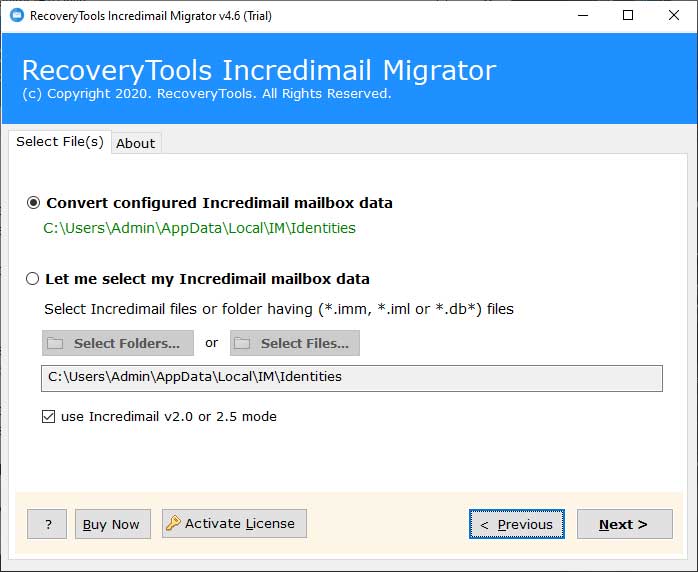 IncrediMail to Thunderbird Software