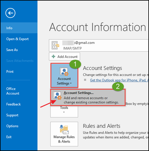 how to recover outlook email account without saving it