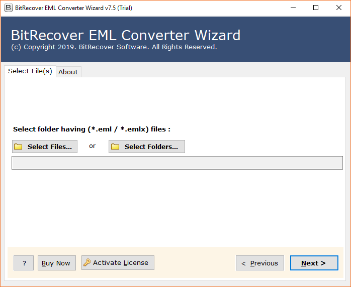 Start eM Client file converter