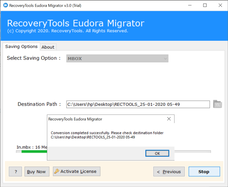 Eudora migration