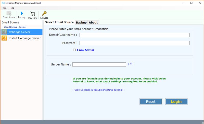 OneTime Exchange Server Migration Tool