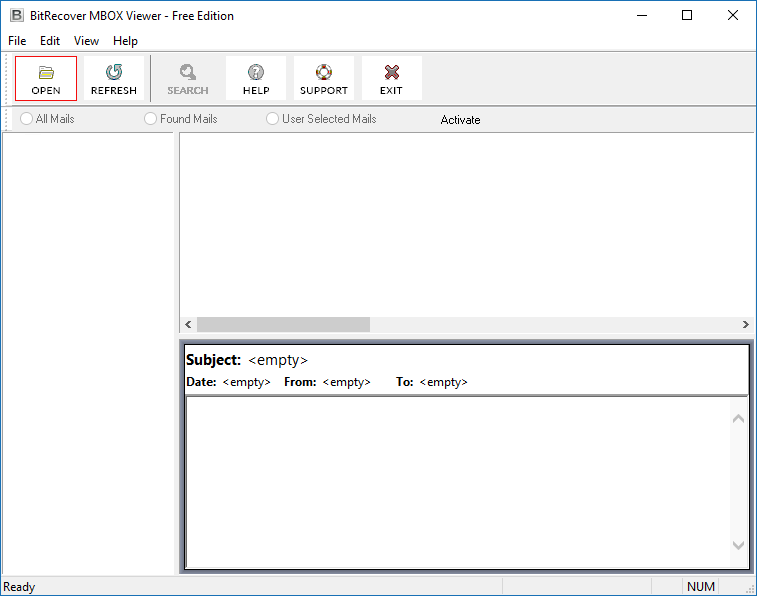 Run OneTime MBOX File Viewer