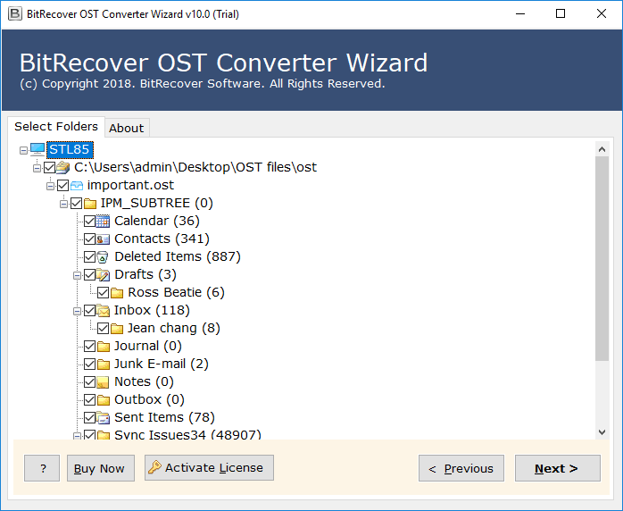 convert OST Emails